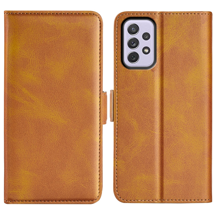 Custodia in pelle con fibbia magnetica a doppio lato per Samsung Galaxy A73 5G, For Samsung Galaxy A73 5G