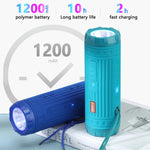 T&G TG312 LED Altoparlante Bluetooth wireless multifunzionale portatile da esterno