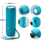 T&G TG312 LED Altoparlante Bluetooth wireless multifunzionale portatile da esterno