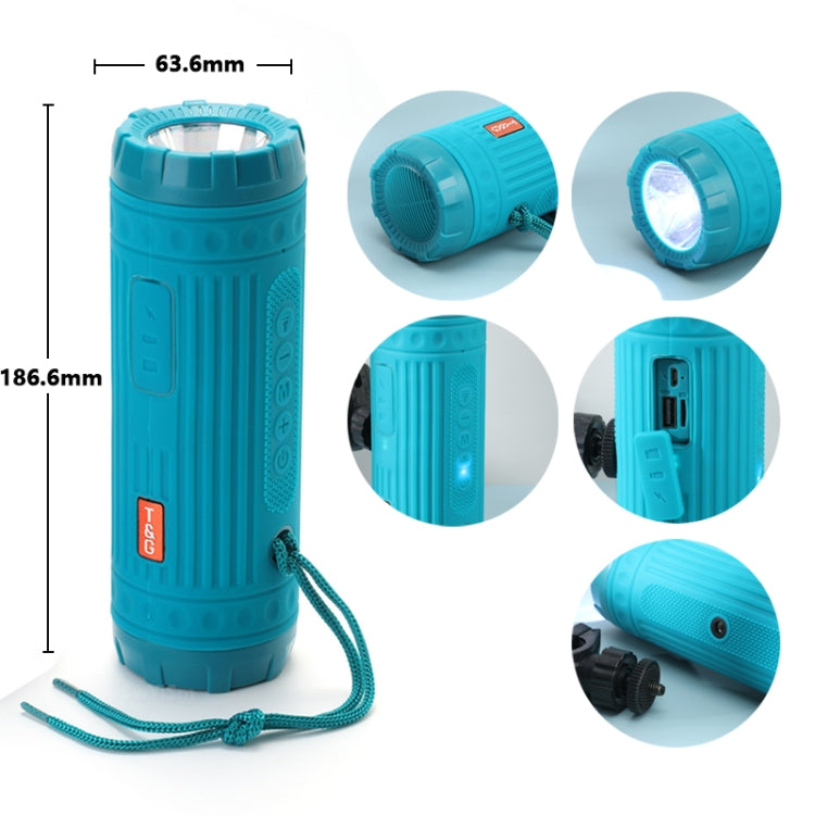 T&G TG312 LED Altoparlante Bluetooth wireless multifunzionale portatile da esterno
