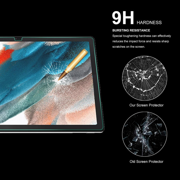 Per Samsung Galaxy Tab A8 10.5 2021 ENKAY Pellicola per tablet in vetro temperato antideflagrante da 0,33 mm, 1 PCS, 2 PCS