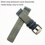 Cinturino orologio in pelle, For Samsung Galaxy Watch 4 44mm, For Samsung Galaxy Watch 4 40mm, For Samsung Galaxy Watch 4 Classic 46mm, For Samsung Galaxy Watch 4 Classic 42mm, For Samsung Galaxy Watch Active 2 40mm, For Samsung Galaxy Watch Active 2 4...