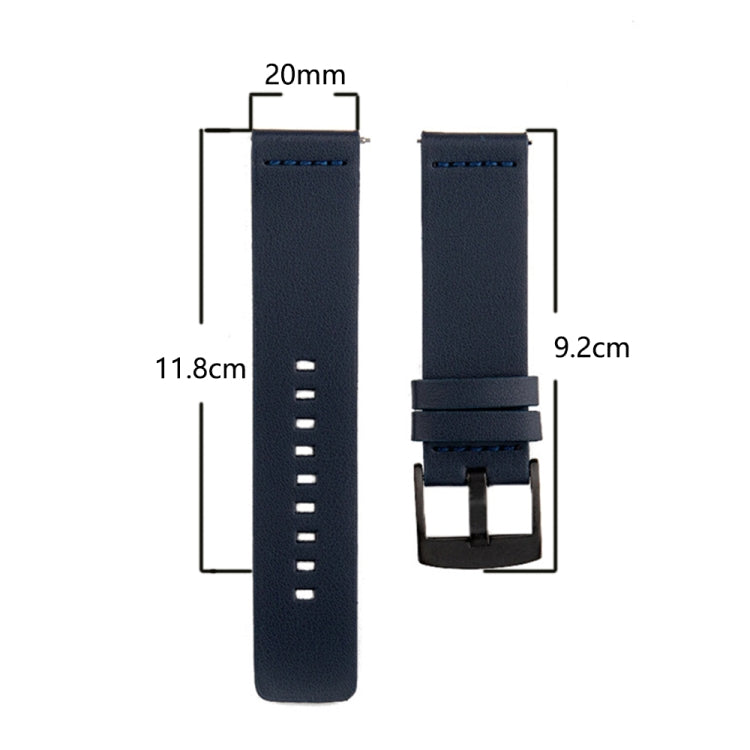 Cinturino orologio in pelle, For Samsung Galaxy Watch 4 44mm, For Samsung Galaxy Watch 4 40mm, For Samsung Galaxy Watch 4 Classic 46mm, For Samsung Galaxy Watch 4 Classic 42mm, For Samsung Galaxy Watch Active 2 40mm, For Samsung Galaxy Watch Active 2 4...