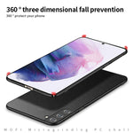 Custodia rigida per PC ultrasottile satinata serie MOFI Fandun, For Samsung Galaxy S21 5G, For Samsung Galaxy S21+ 5G, For Samsung Galaxy S21 Ultra 5G