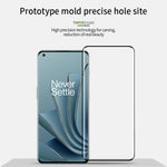PINWUYO 9H Pellicola in vetro temperato per piegatura a caldo 3D, For OnePlus 10 Pro, For vivo iQOO 9 Pro