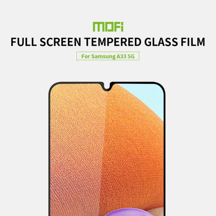 Pellicola in vetro temperato completo MOFI 9H 2.5D, For Samsung Galaxy A33 5G