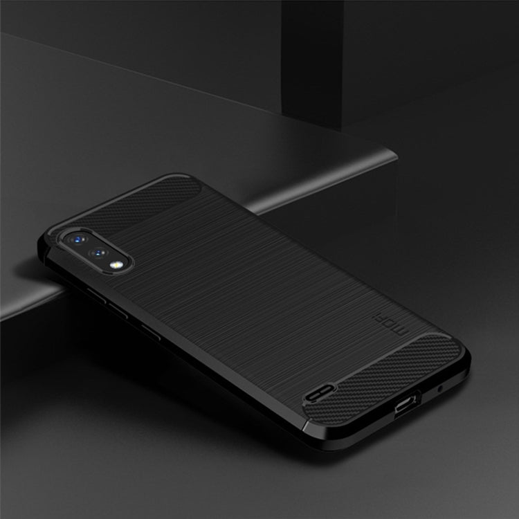 Custodia morbida in TPU MOFI Gentleness in fibra di carbonio spazzolata, For LG K22 / K22 Plus, For LG K42, For LG K52 / K62 / K62+ / Q52 / Q62, For LG K92, For Google Pixel 6A, For Motorola Moto G51  5G