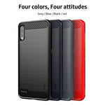 Custodia morbida in TPU MOFI Gentleness in fibra di carbonio spazzolata, For LG K22 / K22 Plus, For LG K42, For LG K52 / K62 / K62+ / Q52 / Q62, For LG K92, For Google Pixel 6A, For Motorola Moto G51  5G