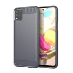 Custodia morbida in TPU MOFI Gentleness in fibra di carbonio spazzolata, For LG K22 / K22 Plus, For LG K42, For LG K52 / K62 / K62+ / Q52 / Q62, For LG K92, For Google Pixel 6A, For Motorola Moto G51  5G