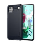 Custodia morbida in TPU MOFI Gentleness in fibra di carbonio spazzolata, For LG K22 / K22 Plus, For LG K42, For LG K52 / K62 / K62+ / Q52 / Q62, For LG K92, For Google Pixel 6A, For Motorola Moto G51  5G