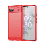 Custodia morbida in TPU MOFI Gentleness in fibra di carbonio spazzolata, For LG K22 / K22 Plus, For LG K42, For LG K52 / K62 / K62+ / Q52 / Q62, For LG K92, For Google Pixel 6A, For Motorola Moto G51  5G