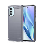 Custodia morbida in TPU MOFI Gentleness in fibra di carbonio spazzolata, For LG K22 / K22 Plus, For LG K42, For LG K52 / K62 / K62+ / Q52 / Q62, For LG K92, For Google Pixel 6A, For Motorola Moto G51  5G