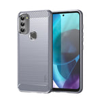 Custodia morbida in TPU MOFI Gentleness in fibra di carbonio spazzolata, For Motorola Moto G71 5G, For Motorola Moto G200 5G / Edge S30, For Motorola Moto G Power 2022