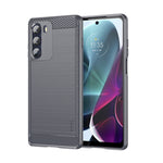 Custodia morbida in TPU MOFI Gentleness in fibra di carbonio spazzolata, For Motorola Moto G71 5G, For Motorola Moto G200 5G / Edge S30, For Motorola Moto G Power 2022