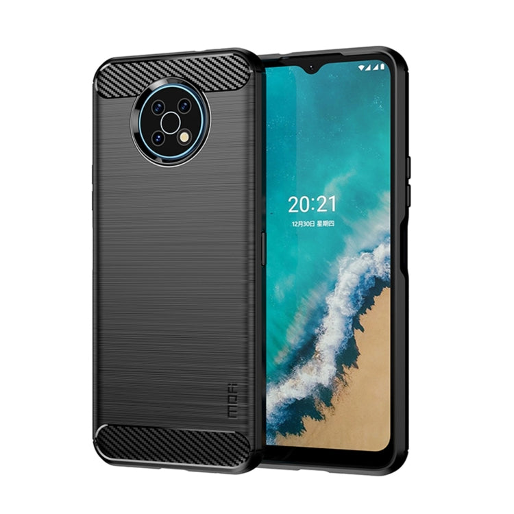 Custodia morbida in TPU MOFI Gentleness in fibra di carbonio spazzolata, For Nokia G50, For Samsung Galaxy A53 5G, For Sony Xperia Pro-I, For OnePlus 10 Pro 5G, For OnePlus Nord CE 5G