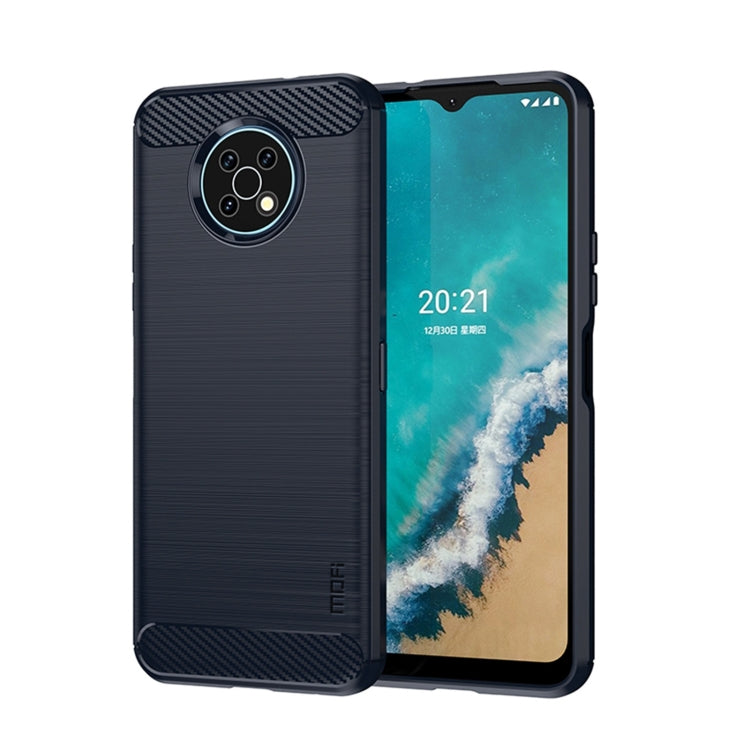 Custodia morbida in TPU MOFI Gentleness in fibra di carbonio spazzolata, For Nokia G50, For Samsung Galaxy A53 5G, For Sony Xperia Pro-I, For OnePlus 10 Pro 5G, For OnePlus Nord CE 5G