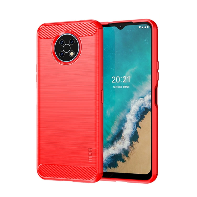 Custodia morbida in TPU MOFI Gentleness in fibra di carbonio spazzolata, For Nokia G50, For Samsung Galaxy A53 5G, For Sony Xperia Pro-I, For OnePlus 10 Pro 5G, For OnePlus Nord CE 5G