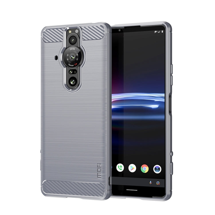 Custodia morbida in TPU MOFI Gentleness in fibra di carbonio spazzolata, For Nokia G50, For Samsung Galaxy A53 5G, For Sony Xperia Pro-I, For OnePlus 10 Pro 5G, For OnePlus Nord CE 5G
