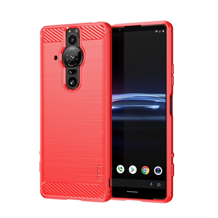 Custodia morbida in TPU MOFI Gentleness in fibra di carbonio spazzolata, For Nokia G50, For Samsung Galaxy A53 5G, For Sony Xperia Pro-I, For OnePlus 10 Pro 5G, For OnePlus Nord CE 5G