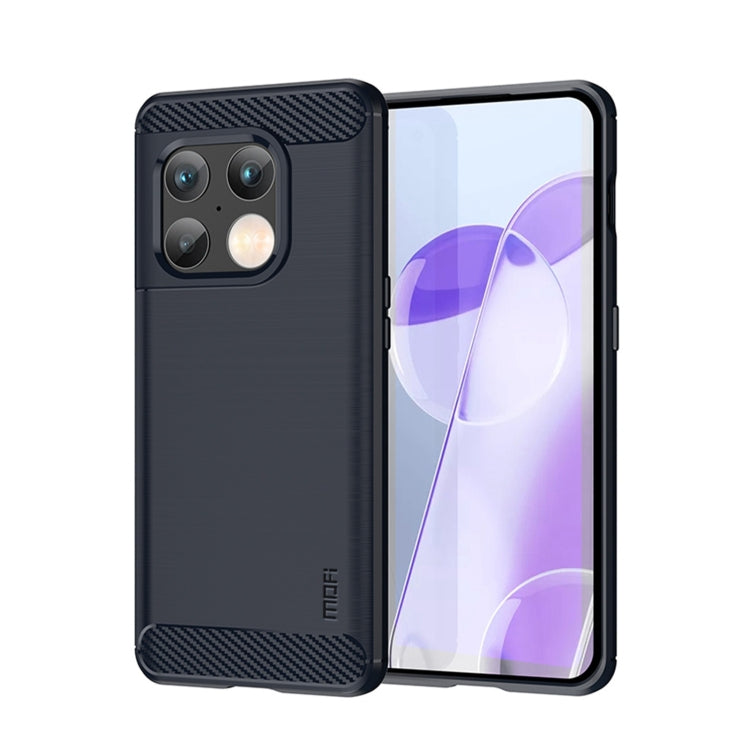 Custodia morbida in TPU MOFI Gentleness in fibra di carbonio spazzolata, For Nokia G50, For Samsung Galaxy A53 5G, For Sony Xperia Pro-I, For OnePlus 10 Pro 5G, For OnePlus Nord CE 5G