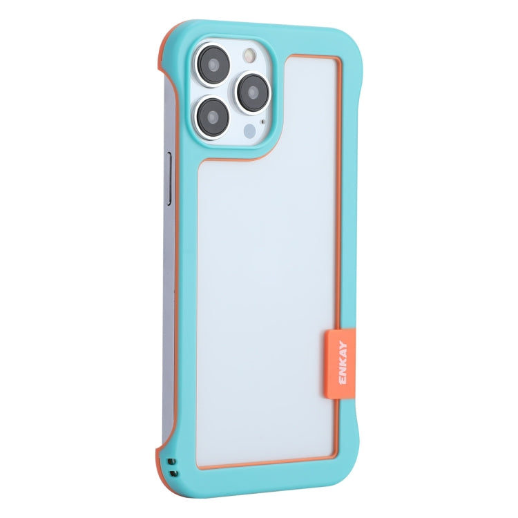 ENKAY Custodia per PC antiurto cava senza cornice per iPhone 13 Pro Max, For iPhone 13 Pro Max