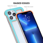 ENKAY Custodia per PC cava senza cornice + pellicola in vetro per iPhone 13 Pro Max, For iPhone 13 Pro Max