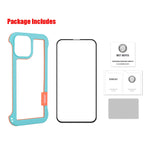 ENKAY Custodia per PC cava senza cornice + pellicola in vetro per iPhone 13 Pro Max, For iPhone 13 Pro Max