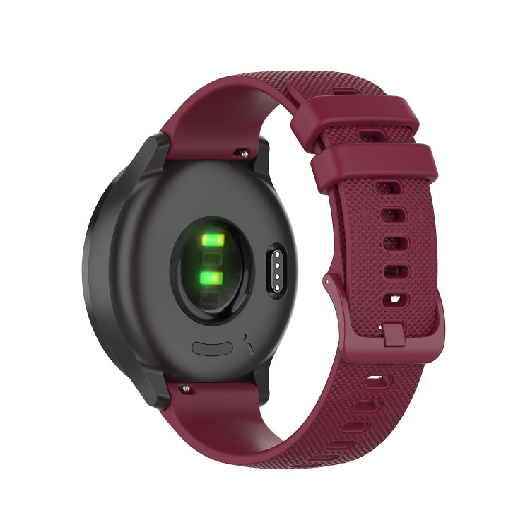 Cinturino sportivo in silicone a reticolo piccolo, For Garmin Vivomove, For Garmin Venu 2 Plus