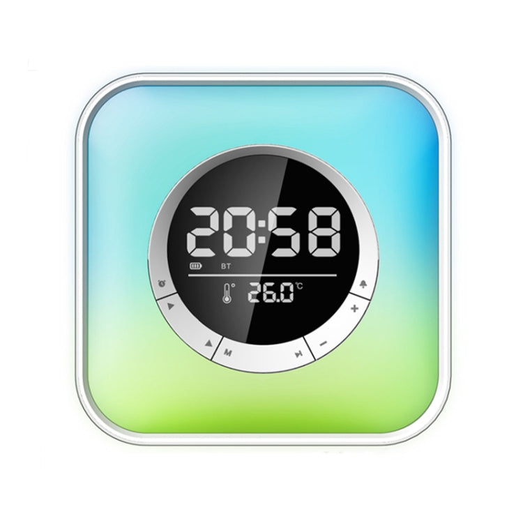 Altoparlante Bluetooth con luce d'atmosfera P10 LED e funzione termometro di allarme, P10