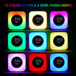 Altoparlante Bluetooth con luce LED e termometro P10