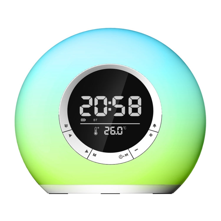 Altoparlante Bluetooth con luce d'atmosfera P11 LED con allarme e display della temperatura, P11