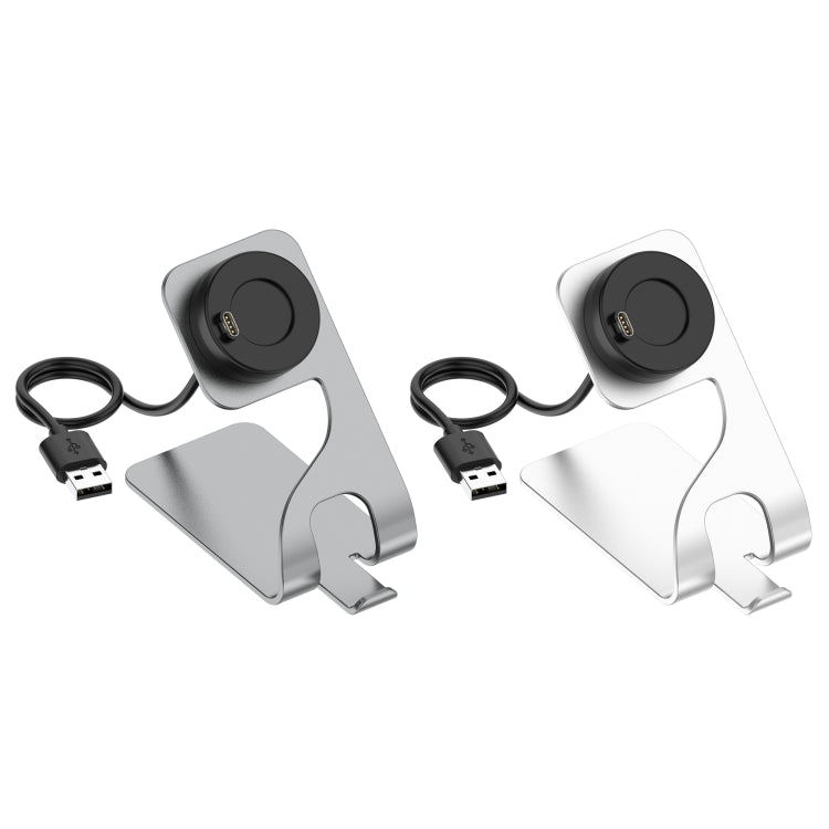 Base di ricarica in metallo magnetico girevole, For Garmin Swim 2, For Garmin Instinct, For Garmin Instinct Tide, For Garmin Instinct Tactical, For Garmin Vivomove 3S, For Garmin Vivoactive 4, For Garmin Vivoactive 4S, For Garmin Fenix 6s              ...