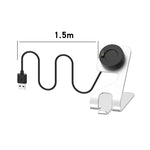 Base di ricarica in metallo magnetico girevole, For Garmin Swim 2, For Garmin Instinct, For Garmin Instinct Tide, For Garmin Instinct Tactical, For Garmin Vivomove 3S, For Garmin Vivoactive 4, For Garmin Vivoactive 4S, For Garmin Fenix 6s              ...