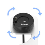 Base di ricarica in metallo magnetico girevole, For Garmin Vivoactive 3 Music, For Garmin Vivosport