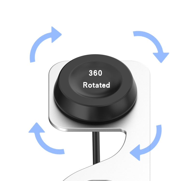 Base di ricarica in metallo magnetico girevole, For Huawei Watch GT 3, For Huawei Watch GT Runner, For Huawei Watch D