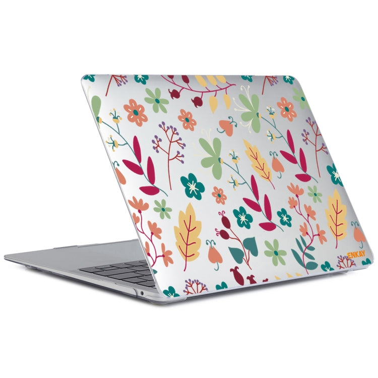 ENKAY Flower Series Pattern Laotop Custodia protettiva in cristallo per MacBook Air 13,3 pollici A1932 / A2179 / A2337, For MacBook Air 13.3 inch A1932 / A2179 / A2337