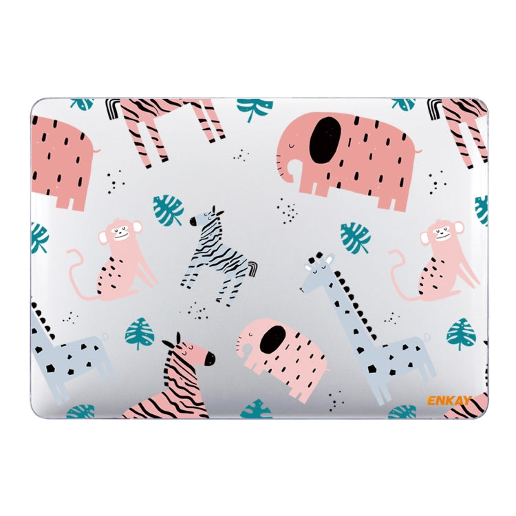 ENKAY Animal Series Pattern Laotop Custodia protettiva in cristallo per MacBook Air 13,3 pollici A1932 / A2179 / A2337