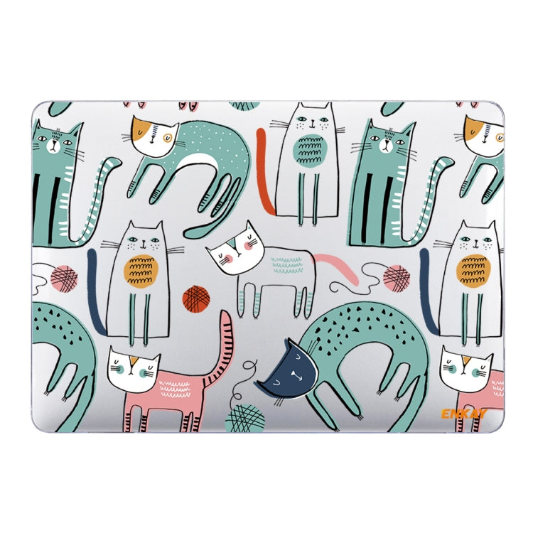 ENKAY Animal Series Pattern Laotop Custodia protettiva in cristallo per MacBook Air 13,3 pollici A1932 / A2179 / A2337