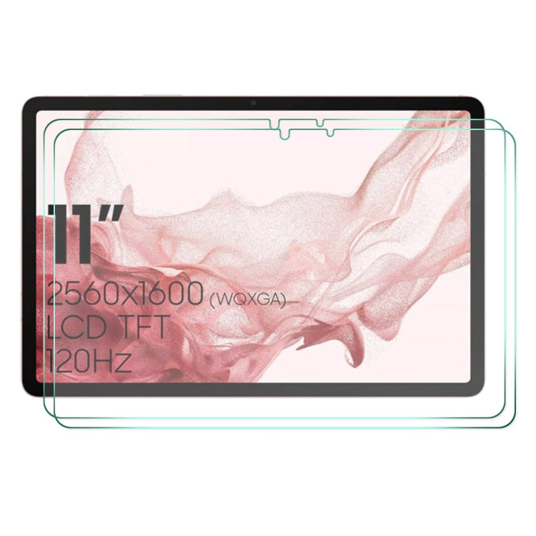 Per Samsung Galaxy Tab S8 11.0 X700 / X706 ENKAY Pellicola in vetro temperato antigraffio da 0,33 mm antideflagrante, 1 PCS, 2 PCS