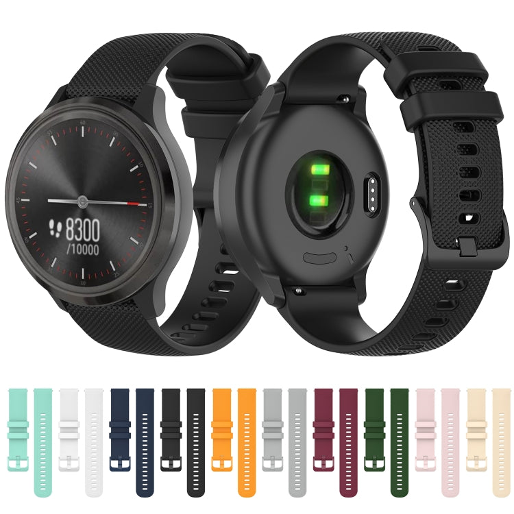 Cinturino in silicone a scacchi da 22 mm, For Huawei Watch 3, For Huawei Watch 3 Pro