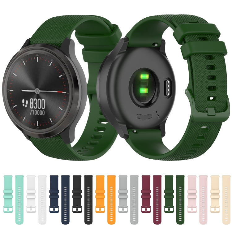 Cinturino in silicone a scacchi da 22 mm, For Huawei Watch GT 42mm / 46mm, For Huawei Watch GT 2 46mm