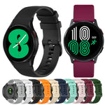 Cinturino in silicone a scacchi da 20 mm, For Samsung Galaxy Watch 4 40mm / 44mm, For Samsung Galaxy Watch 4 Classic 42mm / 46mm