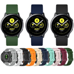 Cinturino in silicone a scacchi da 20 mm, For Samsung Galaxy Watch Active 40mm, For Samsung Galaxy Watch 42mm