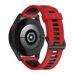 Cinturino in silicone di colore misto a strisce da 20 mm, For Garmin Move 3