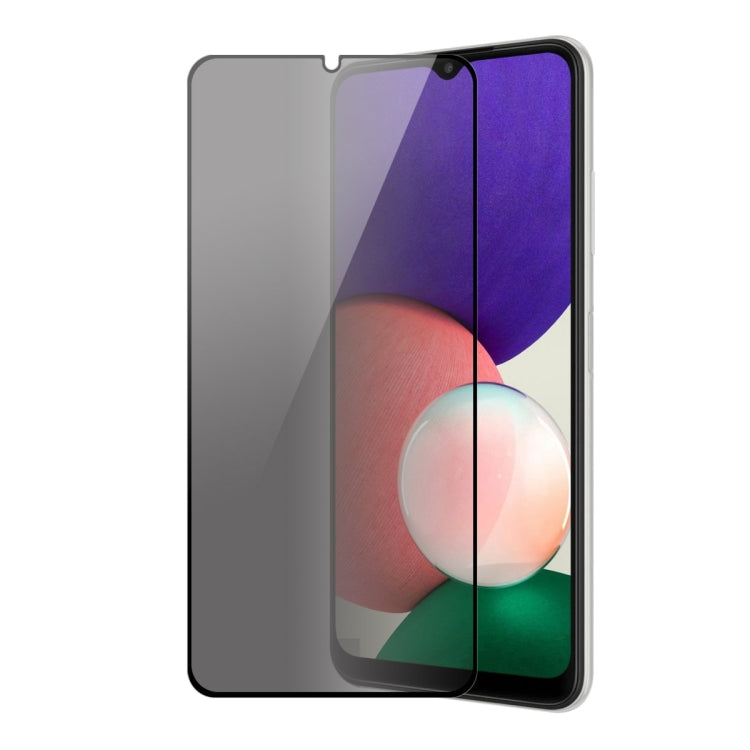 Per Samsung Galaxy A22 5G ENKAY Pellicola a schermo intero in vetro temperato anti-peeping da 28 gradi, For Samsung Galaxy A22 5G(1 PC), For Samsung Galaxy A22 5G(2 PCS), For Samsung Galaxy A22 5G(5 PCS)