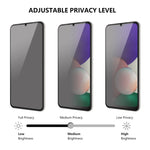 Per Samsung Galaxy A22 5G ENKAY Pellicola a schermo intero in vetro temperato anti-peeping da 28 gradi, For Samsung Galaxy A22 5G(1 PC), For Samsung Galaxy A22 5G(2 PCS), For Samsung Galaxy A22 5G(5 PCS)