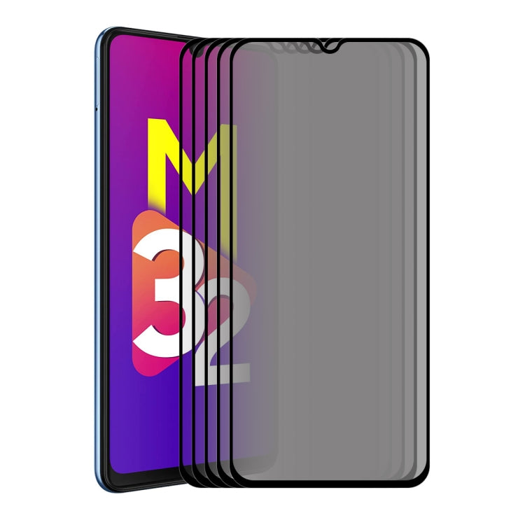 Per Samsung Galaxy M32 5G ENKAY Pellicola a schermo intero in vetro temperato anti-peeping da 28 gradi, For Samsung Galaxy M32 5G(1 PC), For Samsung Galaxy M32 5G(2 PCS), For Samsung Galaxy M32 5G(5 PCS)