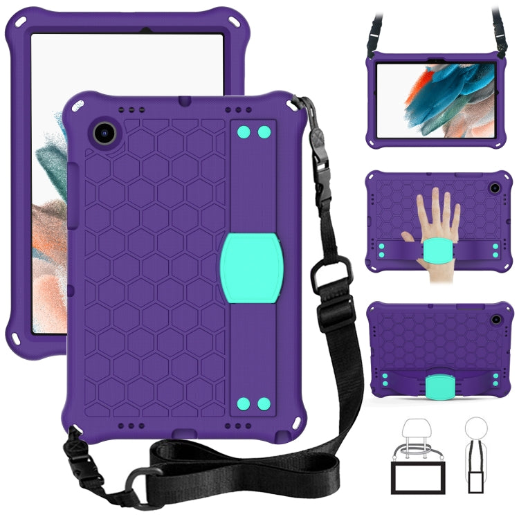 Custodia per tablet Honeycomb EVA+PC con cinturino, For Galaxy Tab A8 10.5 2021 X200/X205