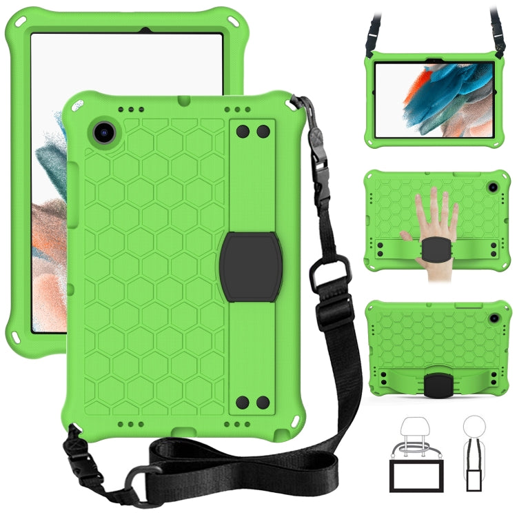 Custodia per tablet Honeycomb EVA+PC con cinturino, For Galaxy Tab A8 10.5 2021 X200/X205