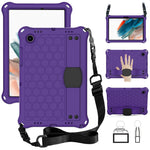 Custodia per tablet Honeycomb EVA+PC con cinturino, For Galaxy Tab A8 10.5 2021 X200/X205